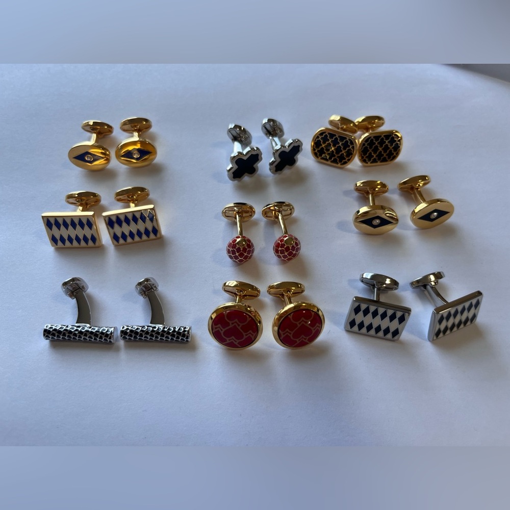 ONE pair only, Vintage Halcyon Days Men Cufflinks